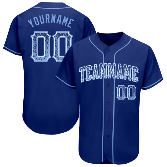 Helles benutzerdefiniertes blau-weißes Royal-Trikot Drift Baseball Fashion Authentic Helles benutzerdefiniertes blau-weißes Royal-Trikot Drift Baseball Fashion Authentic