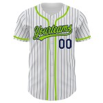 Benutzerdefinierte authentische Jersey Gold Nadelstreifen weiß Baseball schwarz Benutzerdefinierte authentische Jersey Gold Nadelstreifen weiß Baseball schwarz