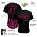 Krebs Pflege Authentische Rosa Band Jersey Custom Awareness Rosa Monat Baseball 3D Unterstützung Gesundheit Brust Heiße Frauen Schwarz Krebs Pflege Authentische Rosa Band Jersey Custom Awareness Rosa Monat Baseball 3D Unterstützung Gesundheit Brust Heiße Frauen Schwarz