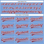 Baseball Authentic Custom Blau Purpur-Weiß Jersey Pulver Baseball Authentic Custom Blau Purpur-Weiß Jersey Pulver