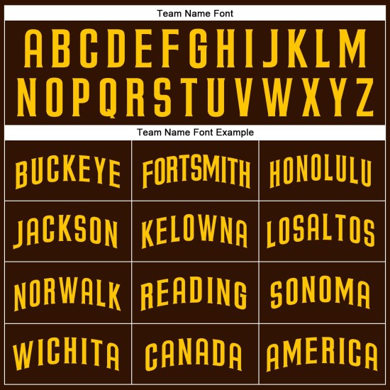 Jersey Gold Benutzerdefinierte Authentic Baseball Braun Jersey Gold Benutzerdefinierte Authentic Baseball Braun