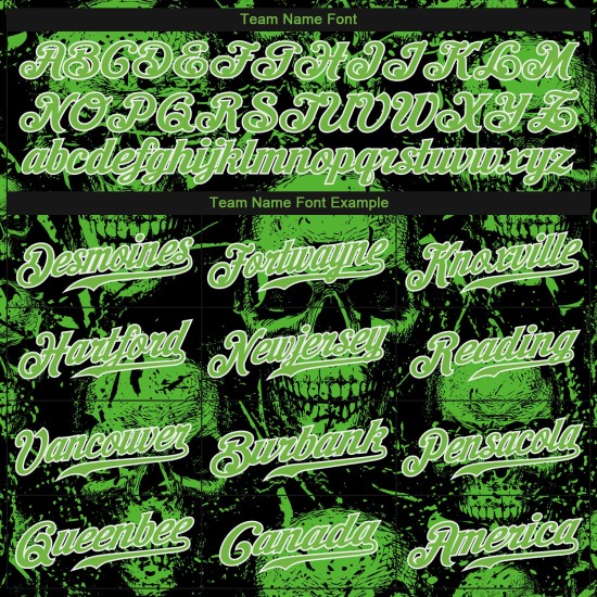 Muster 3D Benutzerdefinierte Totenköpfe Halloween Jersey Baseball Authentic Muster 3D Benutzerdefinierte Totenköpfe Halloween Jersey Baseball Authentic