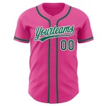 Kelly Custom Jersey Grün-Weiß Authentic Baseball Pink Kelly Custom Jersey Grün-Weiß Authentic Baseball Pink