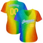 Authentisches Custom Jersey Baseball ist für LGBT Love Pride Rainbow Love Month Authentisches Custom Jersey Baseball ist für LGBT Love Pride Rainbow Love Month