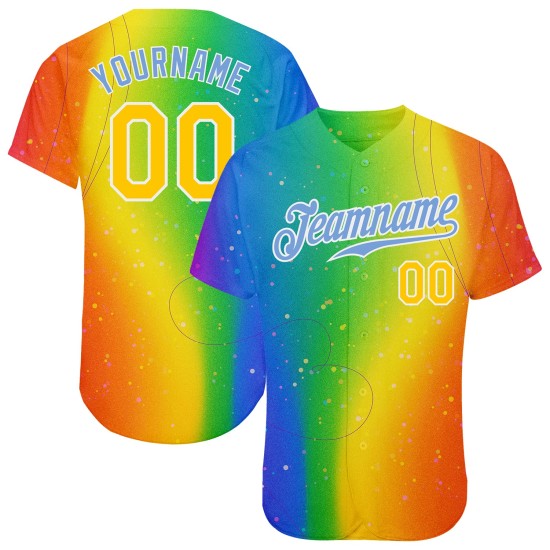 Authentisches Custom Jersey Baseball ist für LGBT Love Pride Rainbow Love Month Authentisches Custom Jersey Baseball ist für LGBT Love Pride Rainbow Love Month