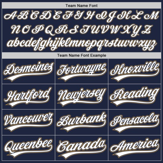 Custom Jersey Navy Weiß-Old Authentic Weiß Gold Baseball Nadelstreifen Custom Jersey Navy Weiß-Old Authentic Weiß Gold Baseball Nadelstreifen