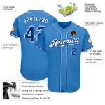 Jersey Custom Blue Powder Authentic Baseball Royal-Weiß Jersey Custom Blue Powder Authentic Baseball Royal-Weiß