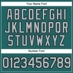Teal Grau Baseball Nadelstreifen Jersey Schwarz Authentic Custom Teal Grau Baseball Nadelstreifen Jersey Schwarz Authentic Custom