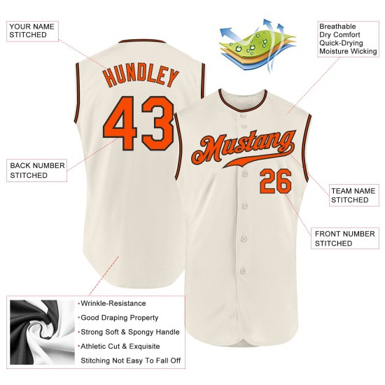 Baseball Authentic Orange-Weiß Navy Custom Trikot Baseball Authentic Orange-Weiß Navy Custom Trikot
