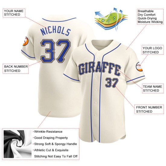 Custom Jersey Creme Rot-Marine Baseball Custom Jersey Creme Rot-Marine Baseball