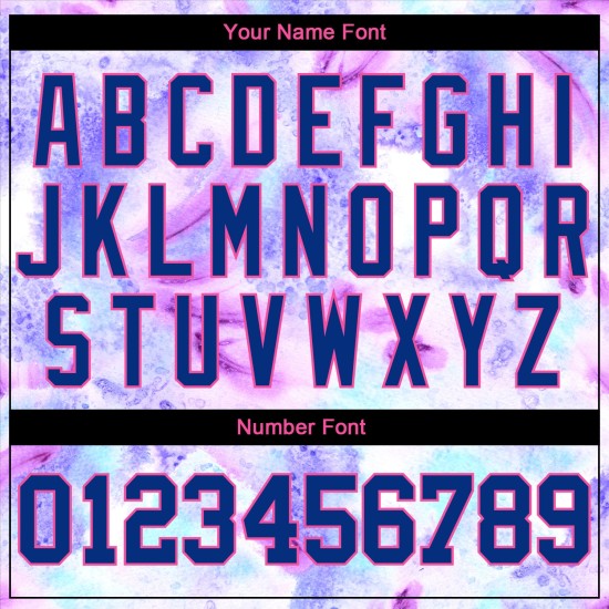 Krawatten-Trikot Royal-Pink Custom Authentic Baseball 3D Dye Krawatten-Trikot Royal-Pink Custom Authentic Baseball 3D Dye