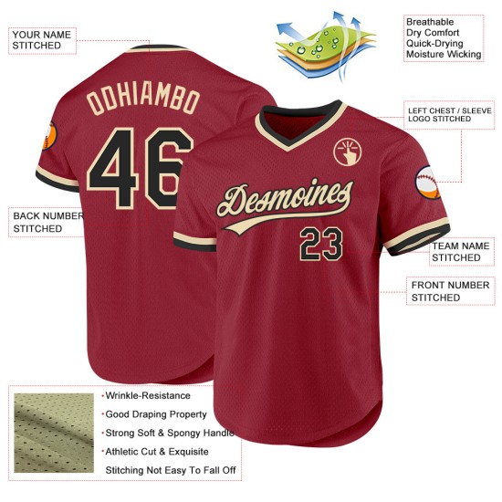 Authentische 3D Muster Jersey Grün Quadrat Gradienten Formen Baseball Creme Design Custom Authentische 3D Muster Jersey Grün Quadrat Gradienten Formen Baseball Creme Design Custom