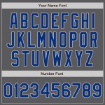 Benutzerdefinierte Royal-Grau Gray Steel Jersey Authentic Baseball Benutzerdefinierte Royal-Grau Gray Steel Jersey Authentic Baseball