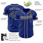Baseball Authentic Custom Blau Purpur-Weiß Jersey Pulver Baseball Authentic Custom Blau Purpur-Weiß Jersey Pulver