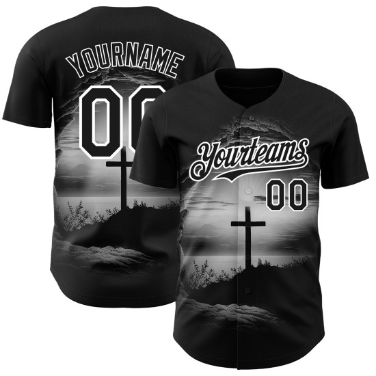 Authentisches Custom Baseball Trikot Nadelstreifen Creme Schwarz Schwarz-Orange Authentisches Custom Baseball Trikot Nadelstreifen Creme Schwarz Schwarz-Orange