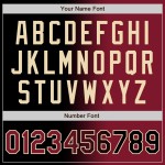 Custom Fashion Crimson-City Schwarz Baseball Authentic Jersey Creme Farbverlauf Custom Fashion Crimson-City Schwarz Baseball Authentic Jersey Creme Farbverlauf