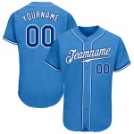 Jersey Custom Blue Powder Authentic Baseball Royal-Weiß Jersey Custom Blue Powder Authentic Baseball Royal-Weiß