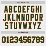 Custom Jersey Braun-Weiß Baseball Authentic Gold Custom Jersey Braun-Weiß Baseball Authentic Gold