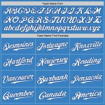 Jersey Custom Blue Powder Authentic Baseball Royal-Weiß Jersey Custom Blue Powder Authentic Baseball Royal-Weiß