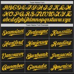 Kelly Two Tone Jersey Schwarz Authentic Grün-Gold Custom Baseball Kelly Two Tone Jersey Schwarz Authentic Grün-Gold Custom Baseball
