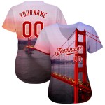 Jersey Authentic Weiß Lila-Orange Custom Baseball Jersey Authentic Weiß Lila-Orange Custom Baseball
