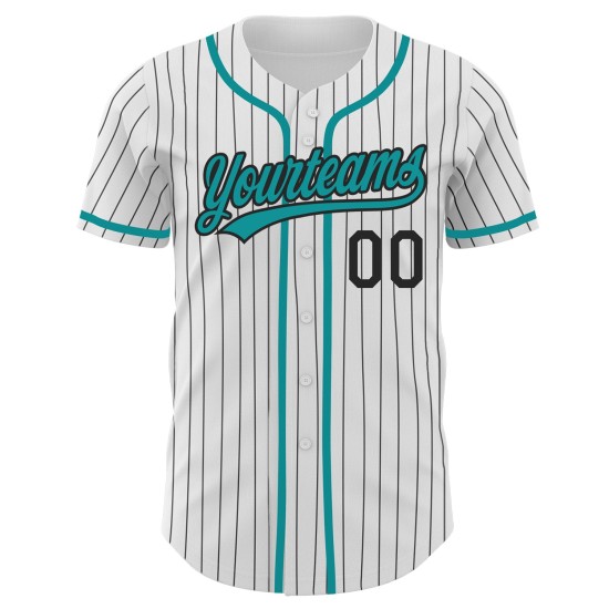 Benutzerdefinierte Marineblau Neon Baseball Weiß Nadelstreifen Grün Authentic Jersey Benutzerdefinierte Marineblau Neon Baseball Weiß Nadelstreifen Grün Authentic Jersey