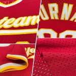 Authentische 3D Muster Jersey Grün Quadrat Gradienten Formen Baseball Creme Design Custom Authentische 3D Muster Jersey Grün Quadrat Gradienten Formen Baseball Creme Design Custom